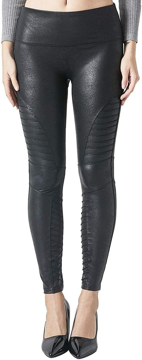 MCEDAR High Elasticity Faux Leather Legging for Women | Amazon (US)