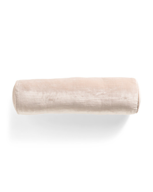 17x5 Victoria Velvet Bolster Pillow | TJ Maxx