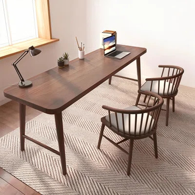 Simple desk Solid wood writing Desk | Wayfair North America