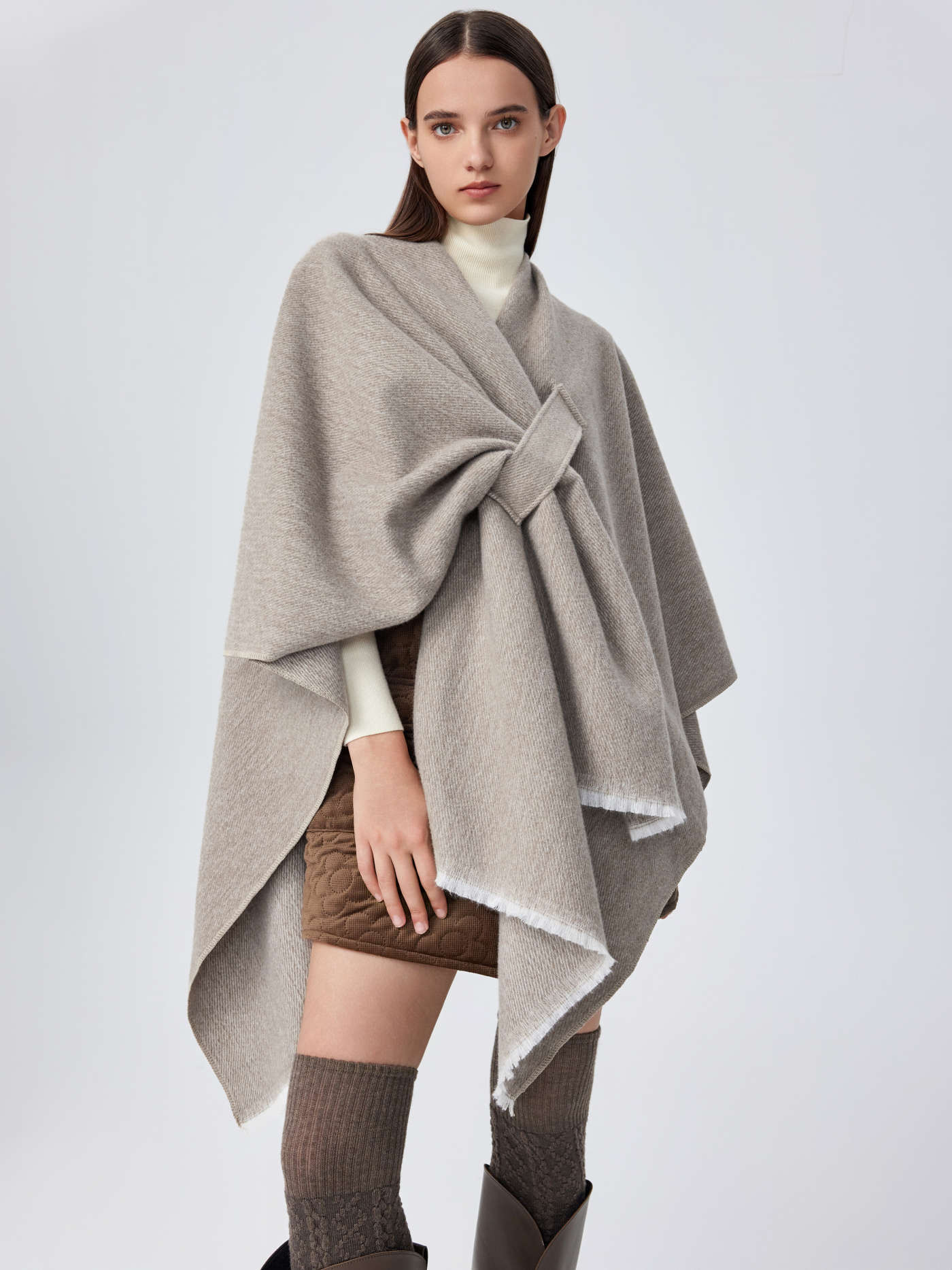 Winter Warm Shawl For Daily Casual | Cider