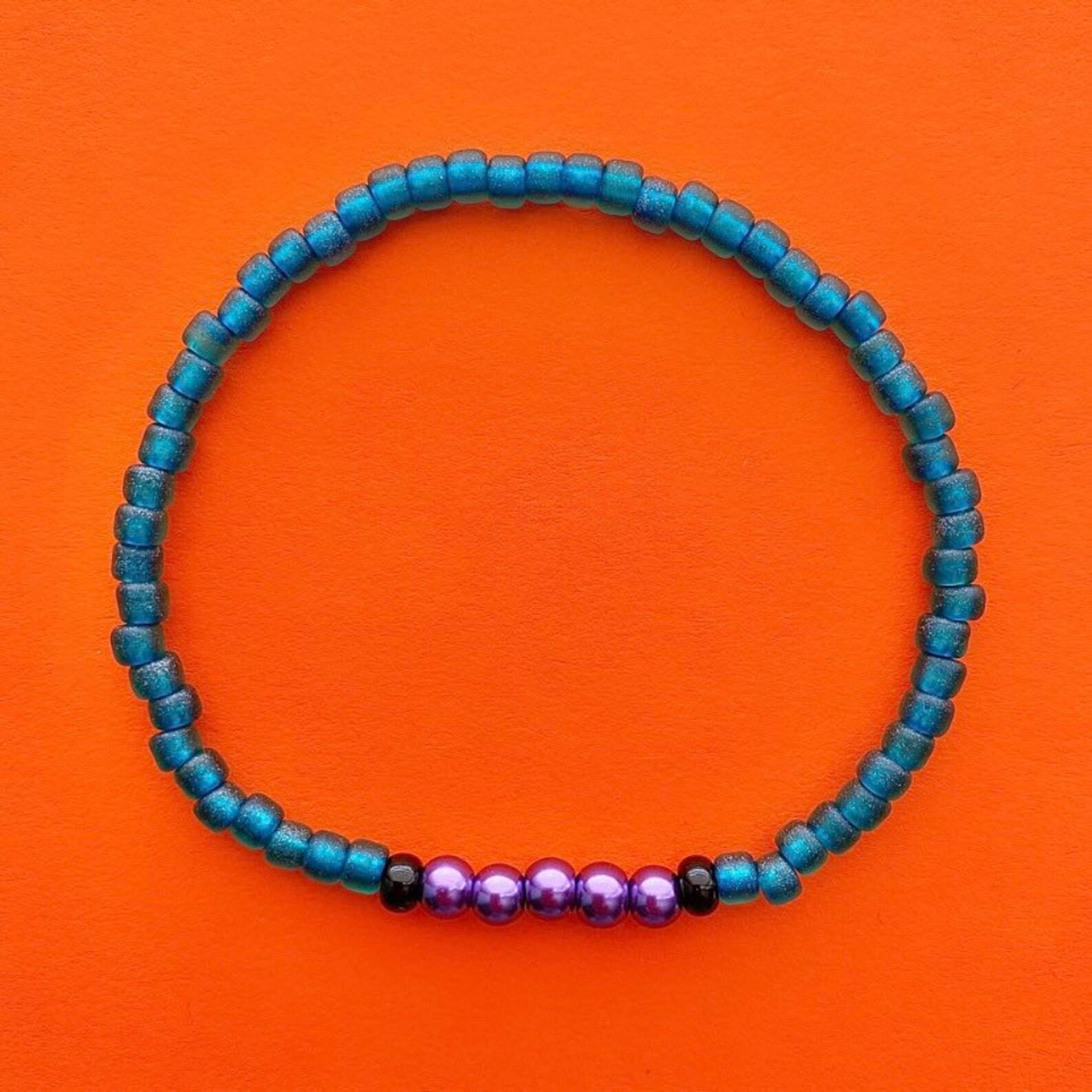 Haunted Mansion Purple Pearl & Bead Bracelets - Etsy | Etsy (US)