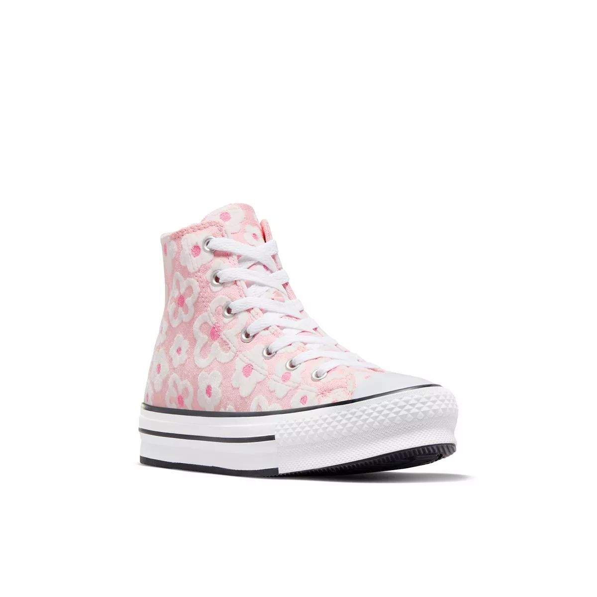Converse Chuck Taylor All Star Big Kid Girl's Polka Doodle Hi-Top Lift Platform Sneakers | Kohl's