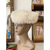 Lamb Wool Hat /Size M /Mouton Hat/ Vintage Sheared Wool Hat/ White Hat/Shearling Hat/Genuine Sheepsk | Etsy (US)