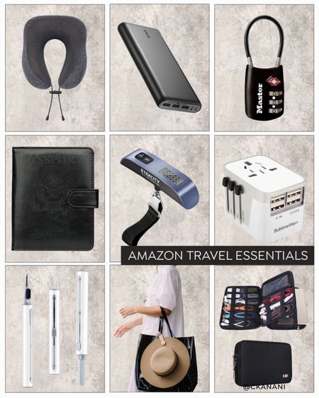 Amazon travel essentials, Amazon must haves, Amazon finds, Amazon travel accessories, travel pillow, travel wallet, external charger, travel luggage lock, passport case, international adapter, international converter, AirPod cleaning kit, travel hat clip, Apple AirPods, power bank



#LTKtravel #LTKunder50 #LTKunder100