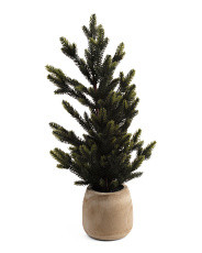 2ft Tree In Taper Wood Pot | TJ Maxx