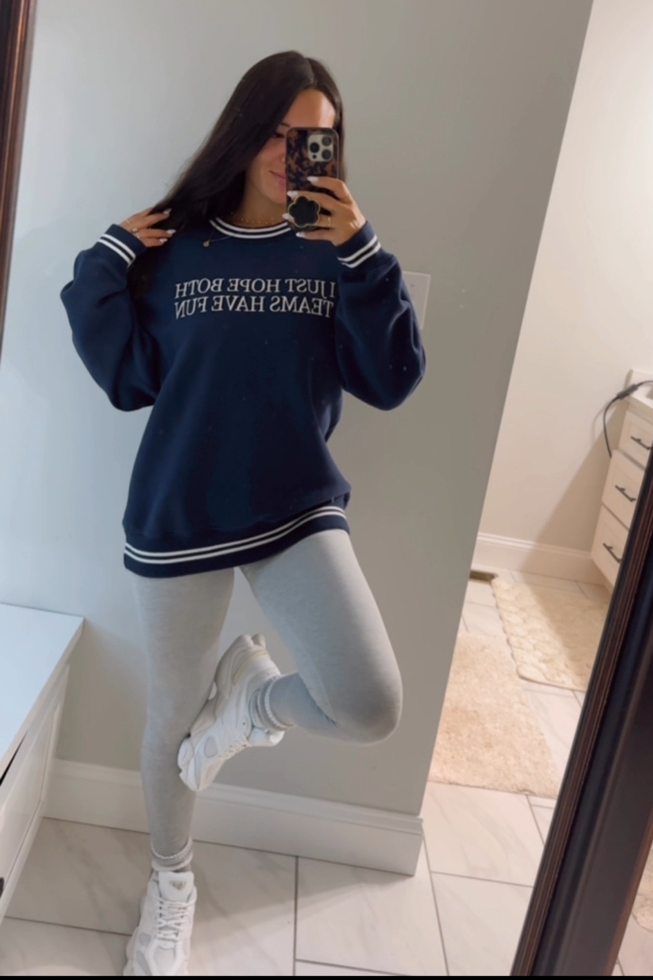 I just hope both teams have fun 📣