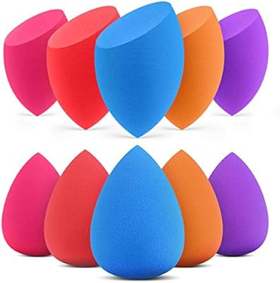 InnoGear Makeup Sponge, 10 Pcs Makeup Sponges Blender Set Beauty Cosmetic Foundation Blending App... | Amazon (US)