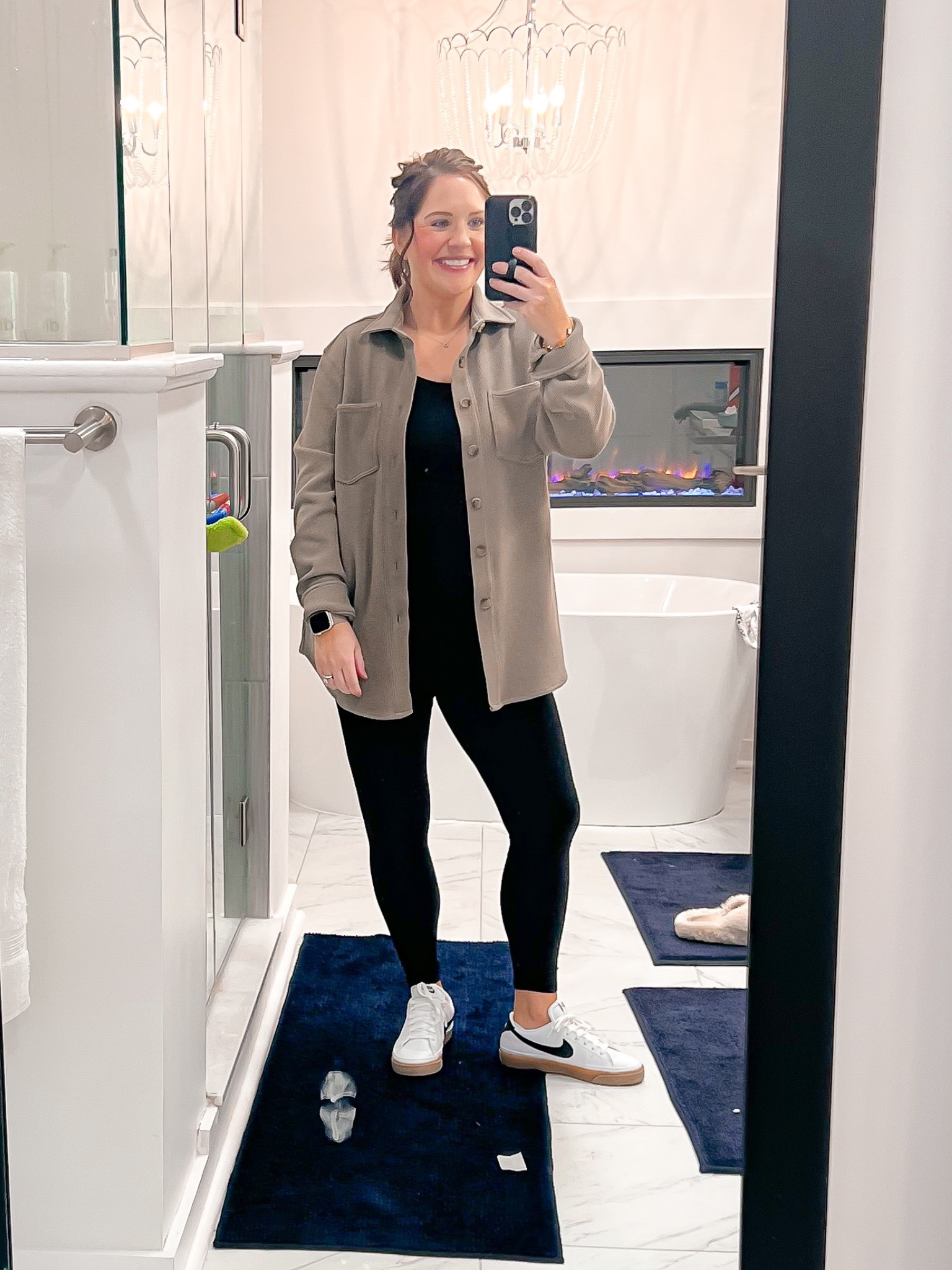 Saturday ootd m
Shacket is from Blaze Kids Wear  

Maternity looks 
Maternity outfit 
Maternity inspiration 
weekend outfit 

#LTKBump #LTKFindsUnder50