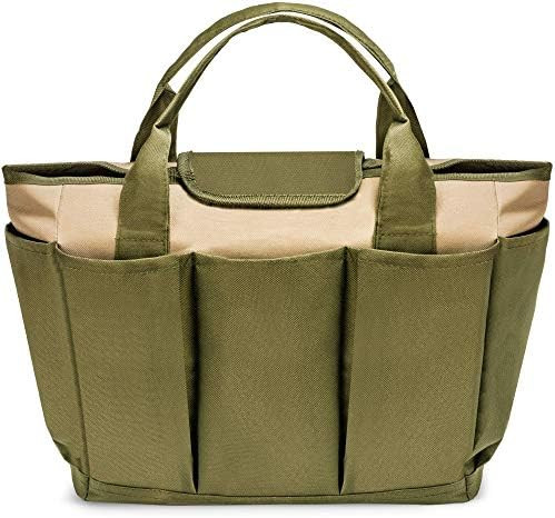 DRS Garden Tool Bag & Garden Tote, Garden Tool Organizer with 8 Gardening Tool Storage Pockets | Amazon (US)