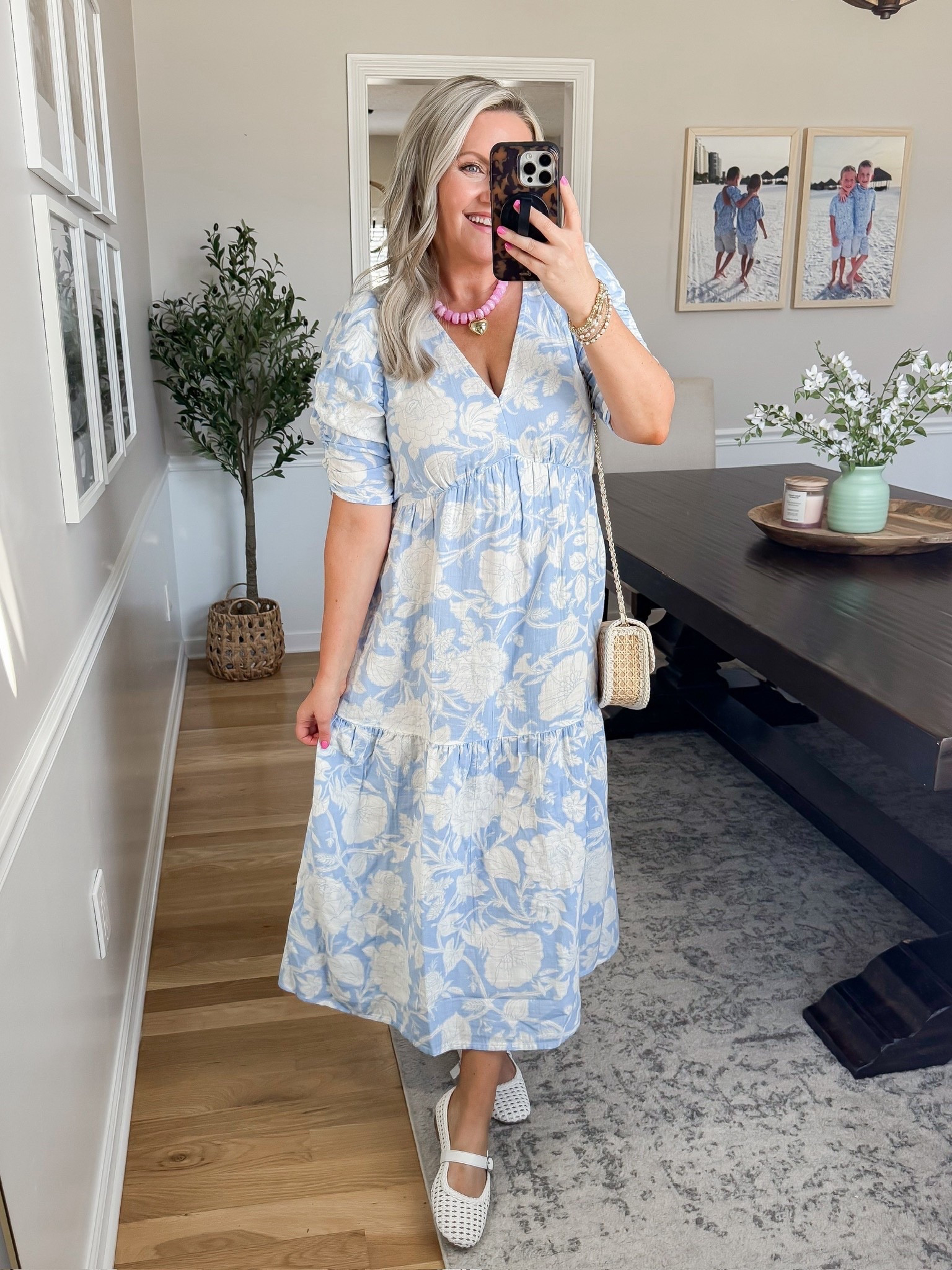 Spring maxi dress, Look for less, blue and white floral dress, elevated looks for spring, brunch outfit, spring events dress, Lovelylifestyling 

#LTKTravel #LTKSeasonal #LTKootd