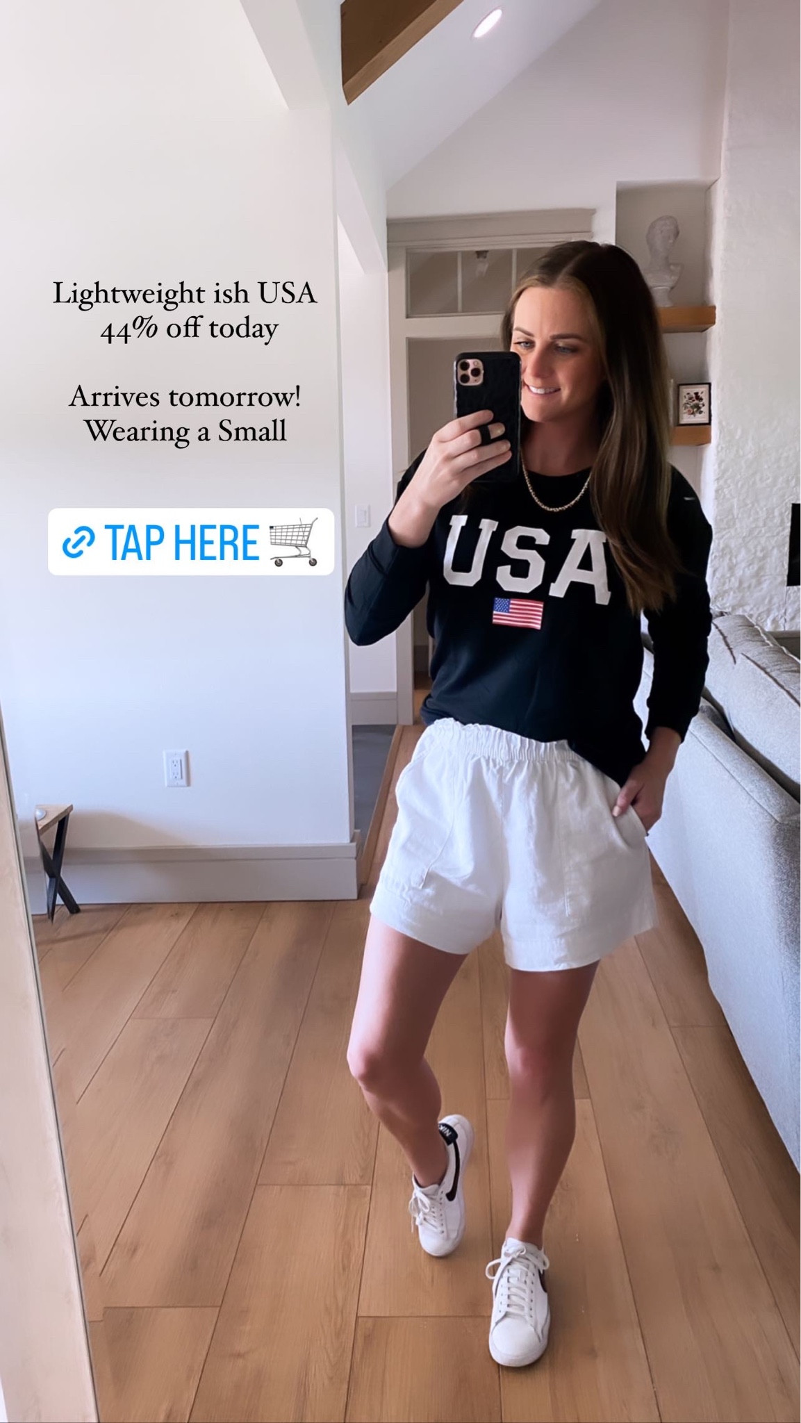 USA FLAG sweatshirt for Memorial Day and Fourth of July weekends

#LTKSeasonal #LTKunder50 #LTKstyletip