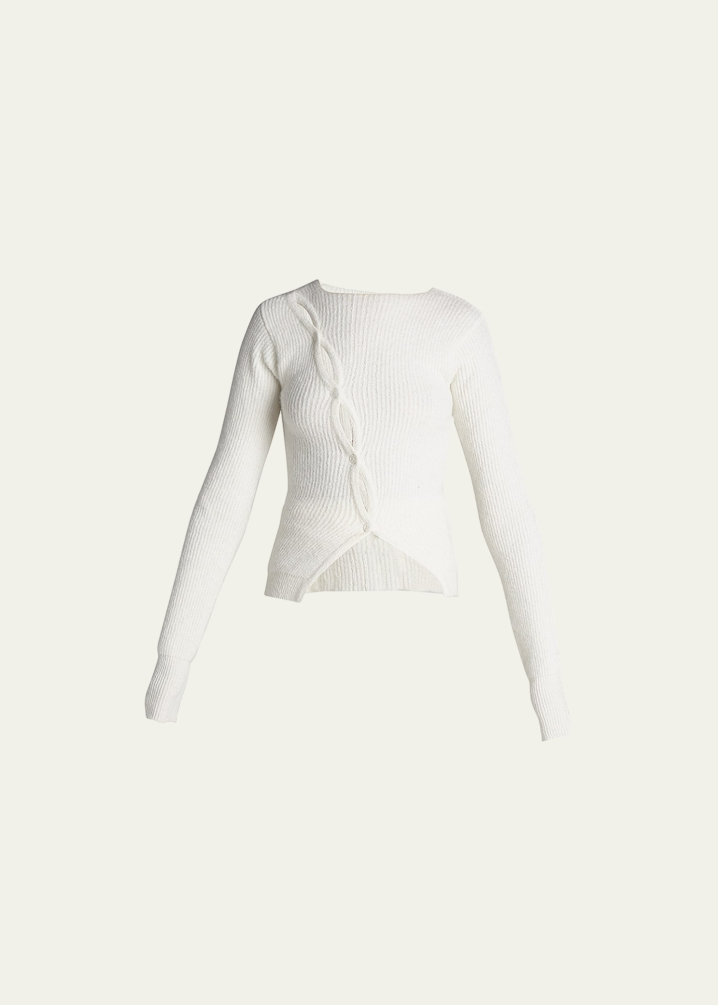 Pau Alpaca-Blend Asymmetric Button Sweater | Bergdorf Goodman