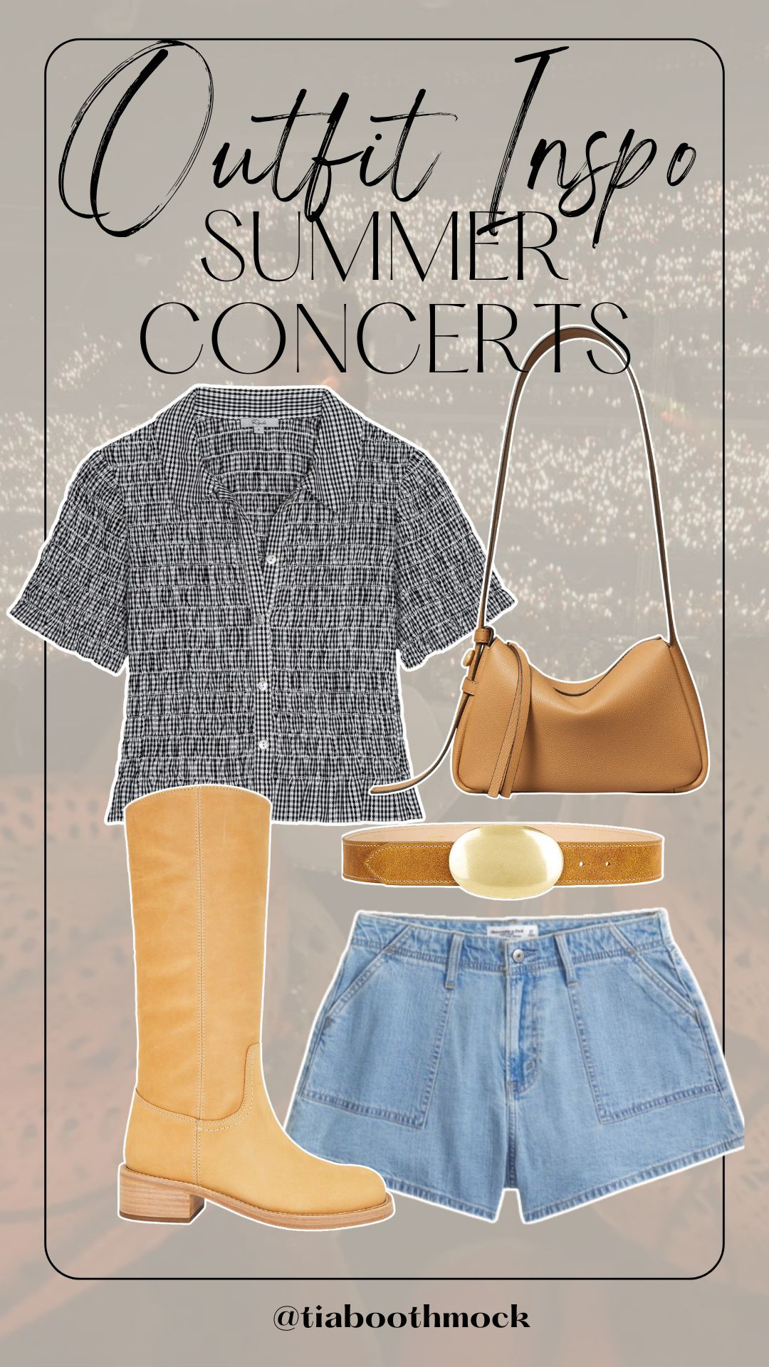 Country concert season is here 🤎 Loving this outfit and all things gingham! 

 #LTKootd #LTKSeasonal