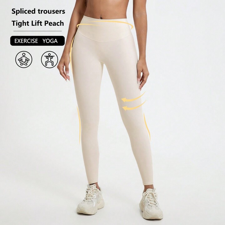 1 Pieza Leggings De Yoga Y Pilates Sin Costuras Para Mujeres Con Características Que Absorben La... | SHEIN