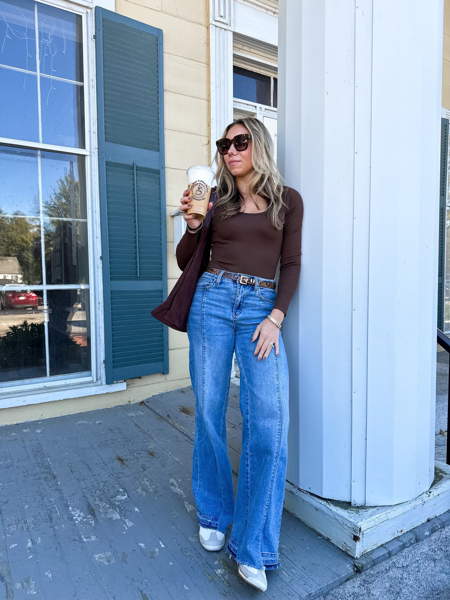 This brown bodysuit makes for the perfect casual fall outfit. Wearing a medium!

#LTKFindsUnder100 #LTKFallSale #LTKSeasonal