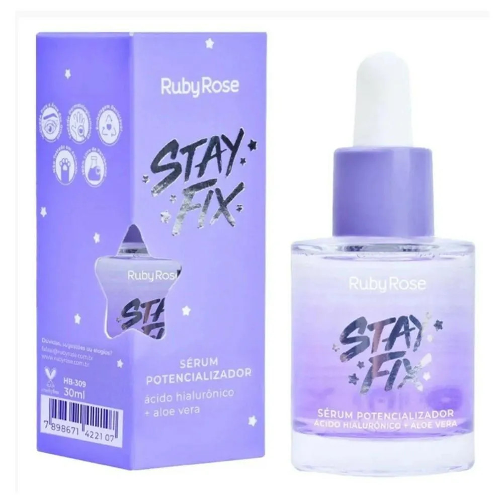 Sérum Potencializador Stay Fix Hb-309 Ruby Rose | DrogaRaia (BR)