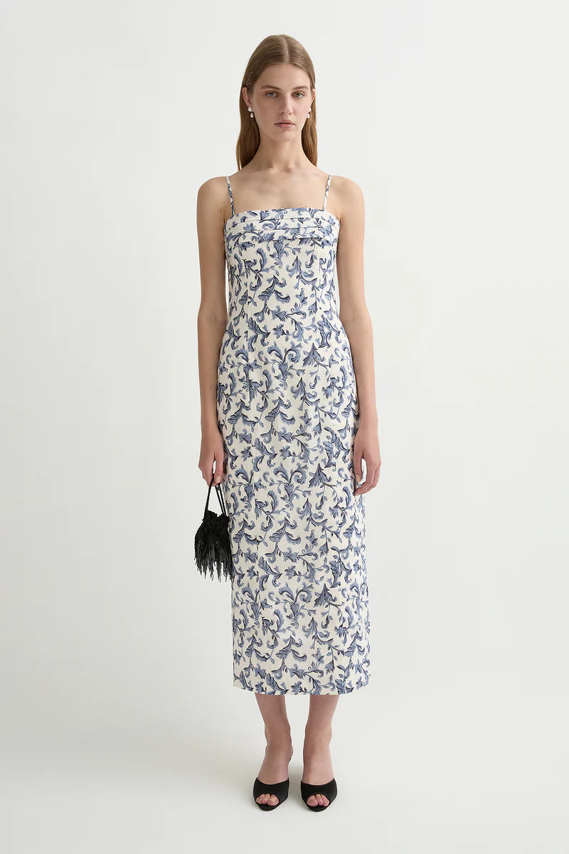 RUE DRESS - BLUE BAROQUE | POSSE (Australia & New Zealand)