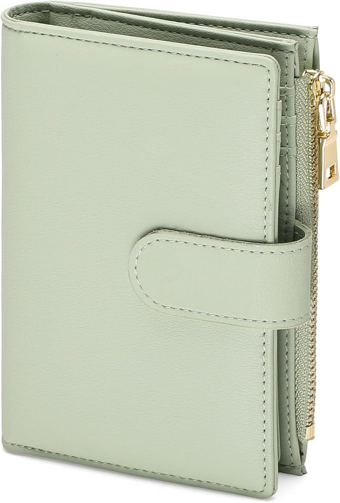 GAEKEAO Small Wallets for Women Leather RFID Blocking Bifold Zipper Pocket Wallet Card Case Purse... | Amazon (US)