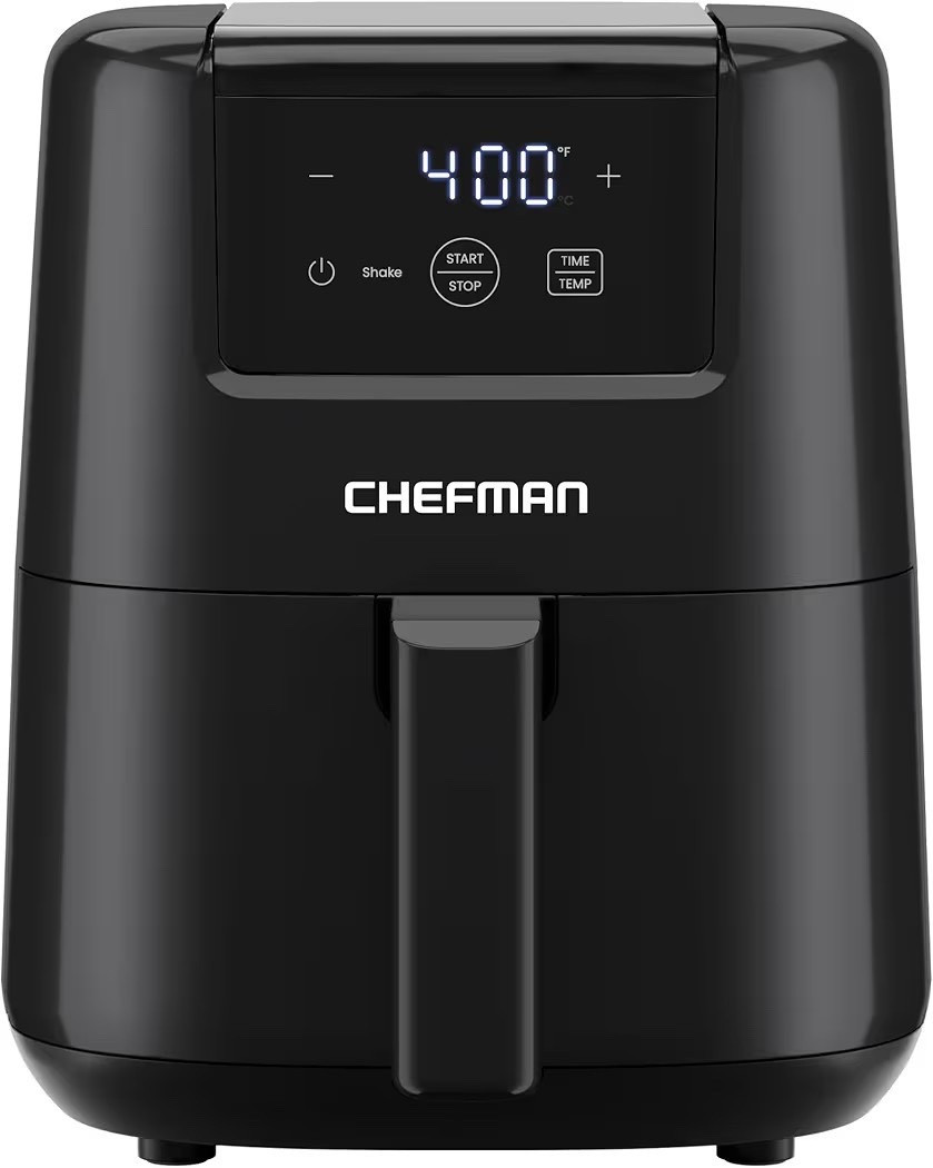 CHEFMAN 2 Qt Mini Air Fryer – Digital Space-Saving Compact Air Fryer with Nonstick and Dishwasher Safe Basket, Quick & Easy Meals in Minutes, Features Digital Timer and Shake Reminder – Black

#LTKCyberWeek #LTKSaleAlert #LTKGiftGuide