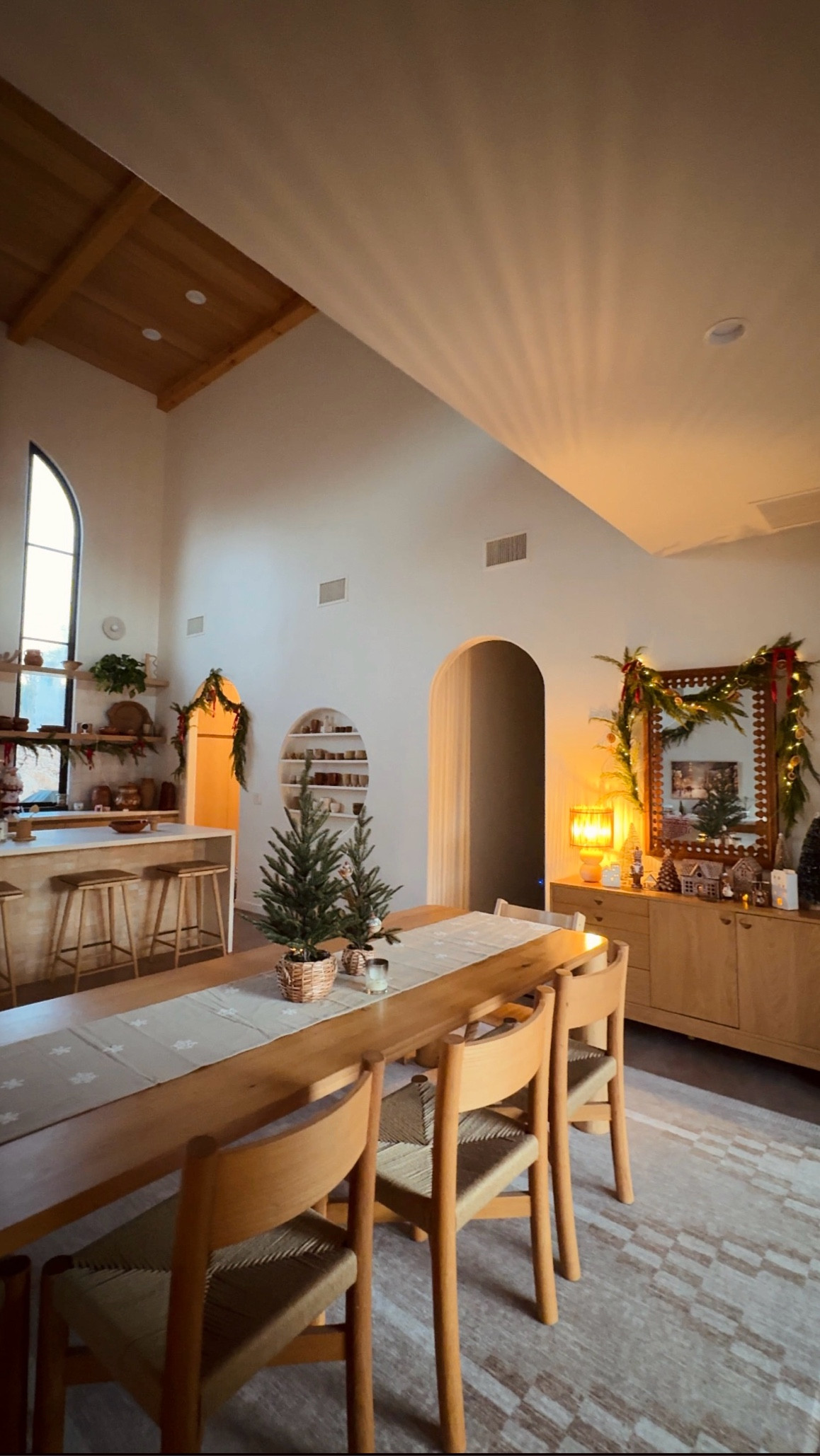 A cozy neutral Christmas home. Loving this new credenza I added to the dining room. Currently on sale  

#LTKSeasonal #LTKHoliday #LTKHome