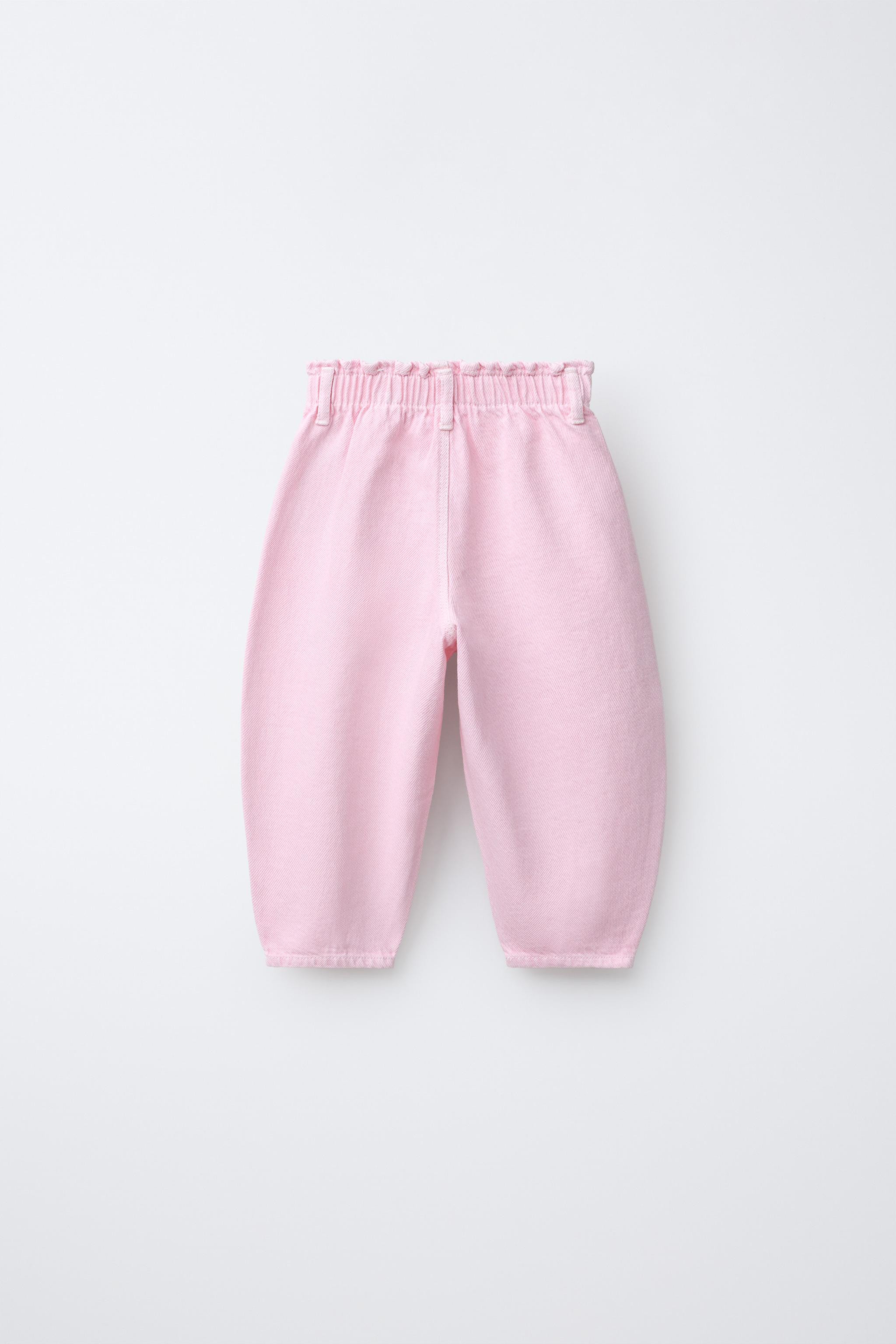 TWILL BAGGY TROUSERS WITH HEART POCKETS | Zara UK