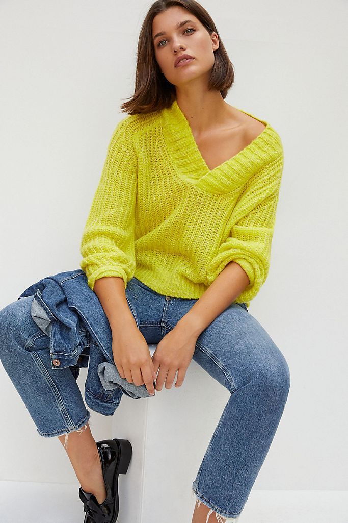 Honore Ribbed Sweater | Anthropologie (US)