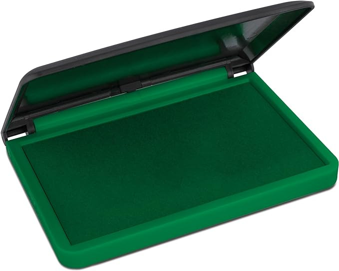 MaxMark Large Green Stamp Pad - 2-3/4" by 4-1/4" - Premium Quality Felt Pad | Amazon (US)