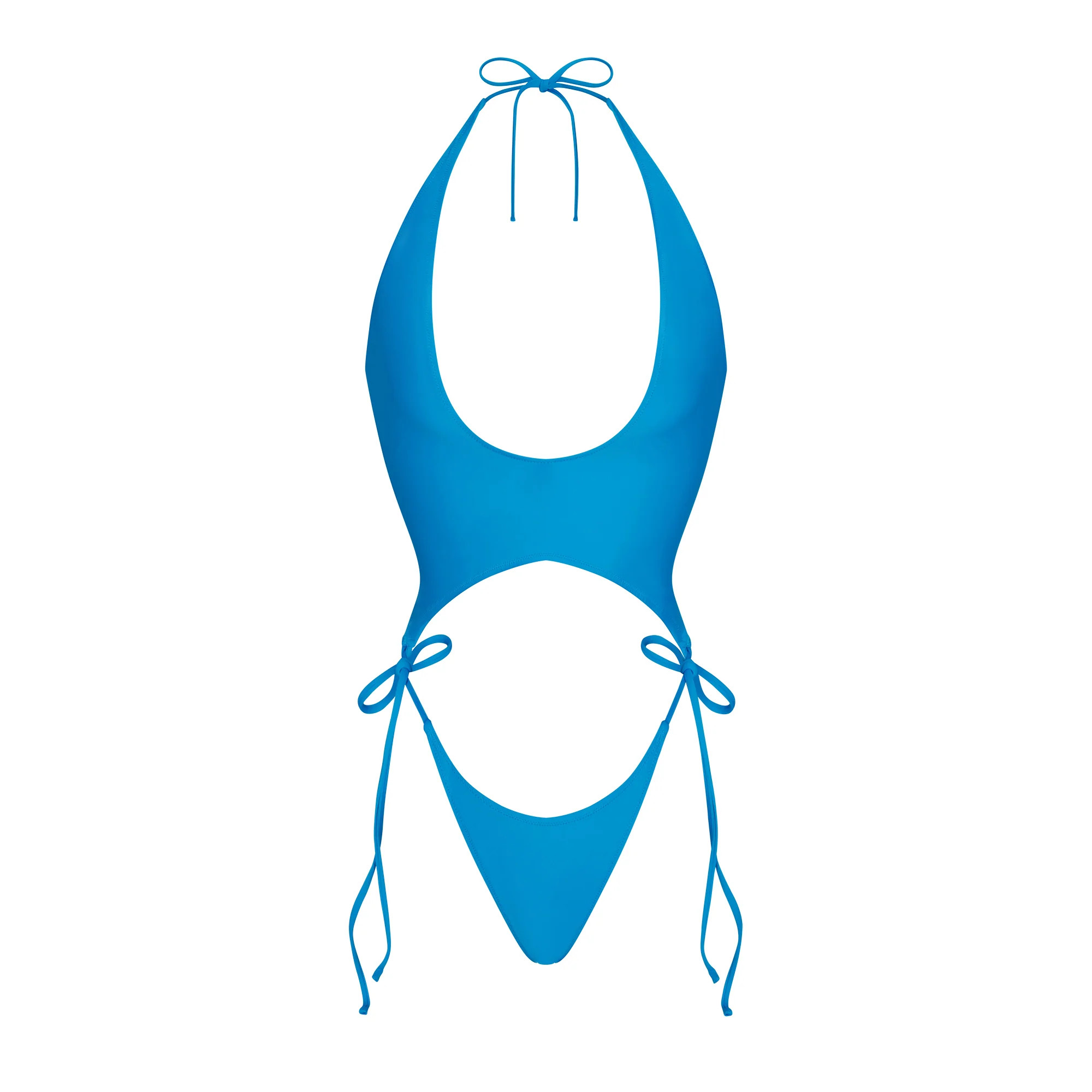 SIGNATURE SWIM PLUNGE MONOKINI | CERULEAN | SKIMS | SKIMS (US)
