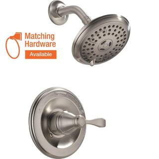 Delta Porter Rough-in Valve Included Single-Handle 3-Spray Shower Faucet 1.75 GPM in Brushed Nick... | The Home Depot