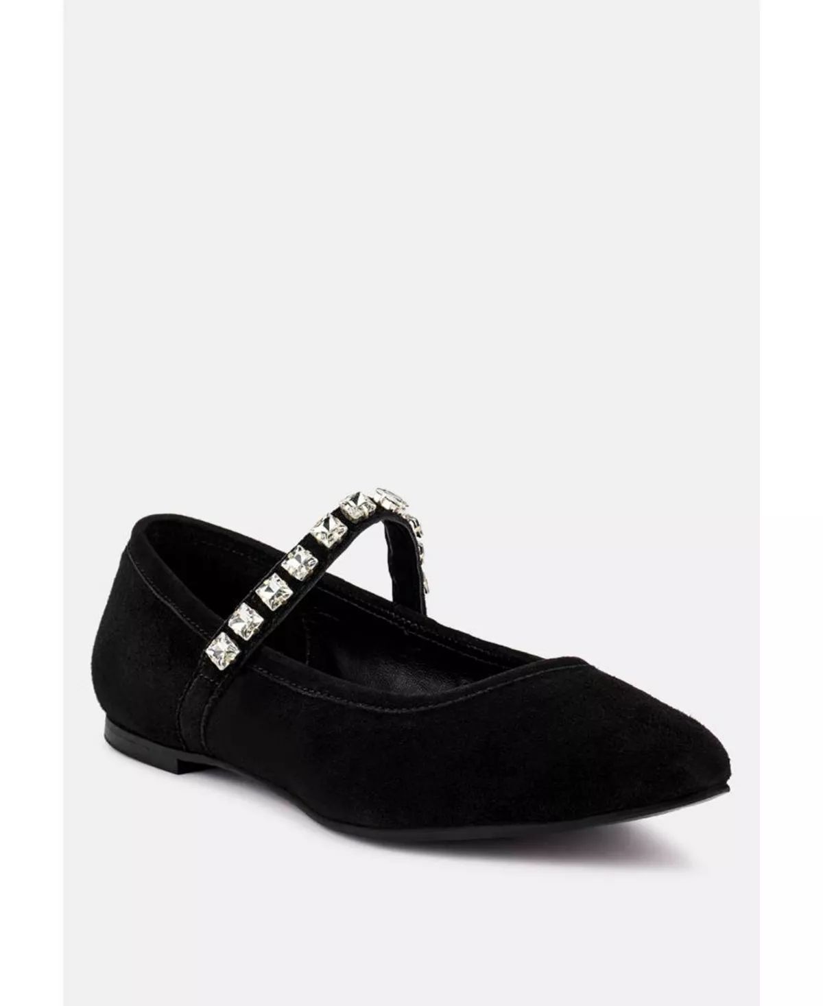 Rag & Co ASSISI Womens Fine Suede Mary Jane Ballet Flats - Macy's | Macy's