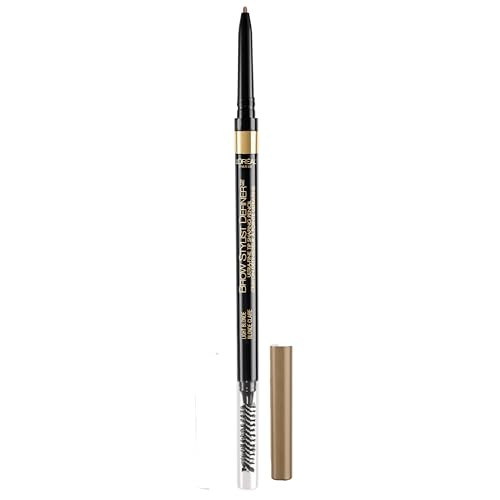L'Oreal Paris Makeup Brow Definer Waterproof Eyebrow Pencil, Ultra-Fine Mechanical Pencil, Draws Tiny Brow Hairs and Fills in Sparse Areas and Gaps, Light Blonde, 0.003 Ounce (Pack of 1) | Amazon (US)