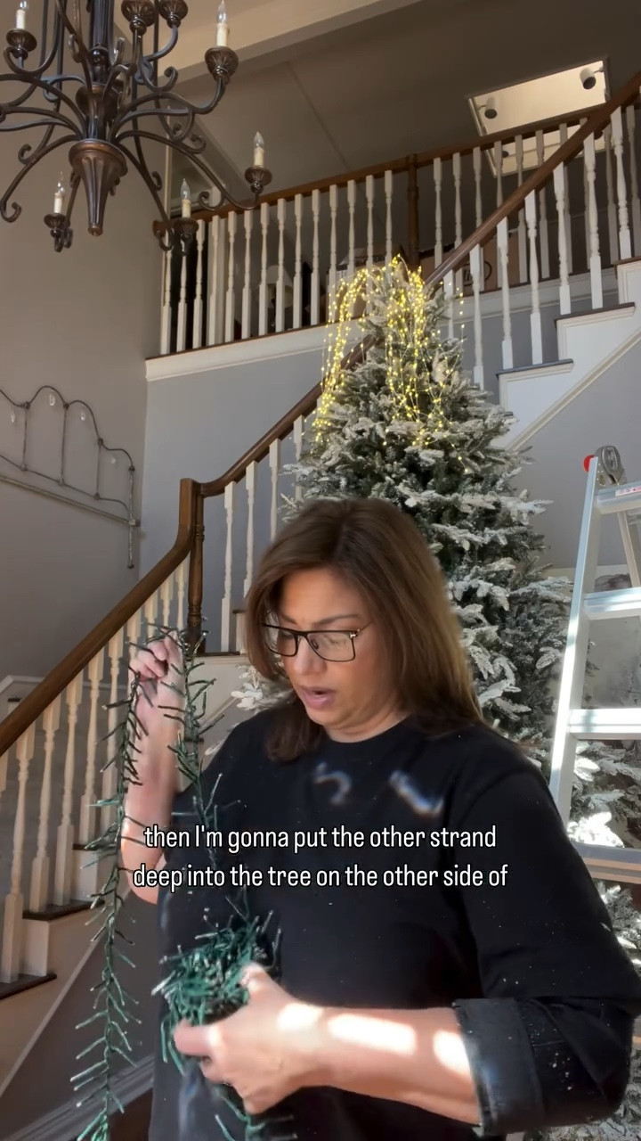 Comment “Cluster” and then let’s talk about cluster lights on the trunk—one of my favorite tricks for creating a tree that looks deeper, brighter, and extra magical. ✨

Here’s why it works:
🌟 It lights up the deepest parts of the tree, so the glow shines through your ornaments and decor.
🌟 You can keep your _outer lights_ on steady and set the cluster lights on the trunk to twinkle mode, giving you _just_ the right amount of subtle movement.
🌟 It adds that extra sparkle… especially if you’re a little extra (guilty! 🙋‍♀️).

It’s simple, stunning, and makes a huge difference in the final look.

Comment “Cluster” for links to these lights!

#ClusterLights #ChristmasTree #DecoratingHacks #HolidayHangups #ChristmasLights #ChristmasDecor

#LTKHome #LTKHoliday #LTKSeasonal