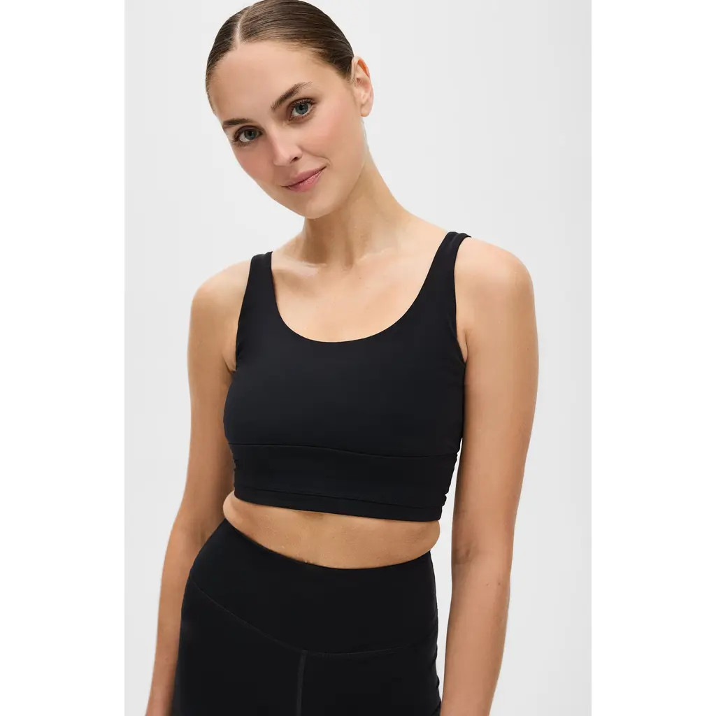 Elastique Athletics Lisse Bra in Black at Nordstrom, Size X-Large E | Nordstrom