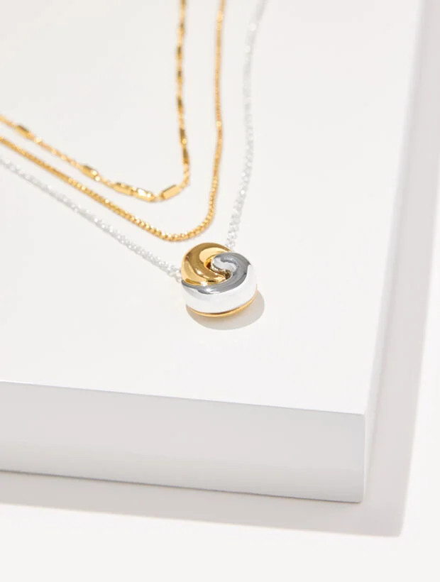 Rope Swirl Layer Necklace | Talbots