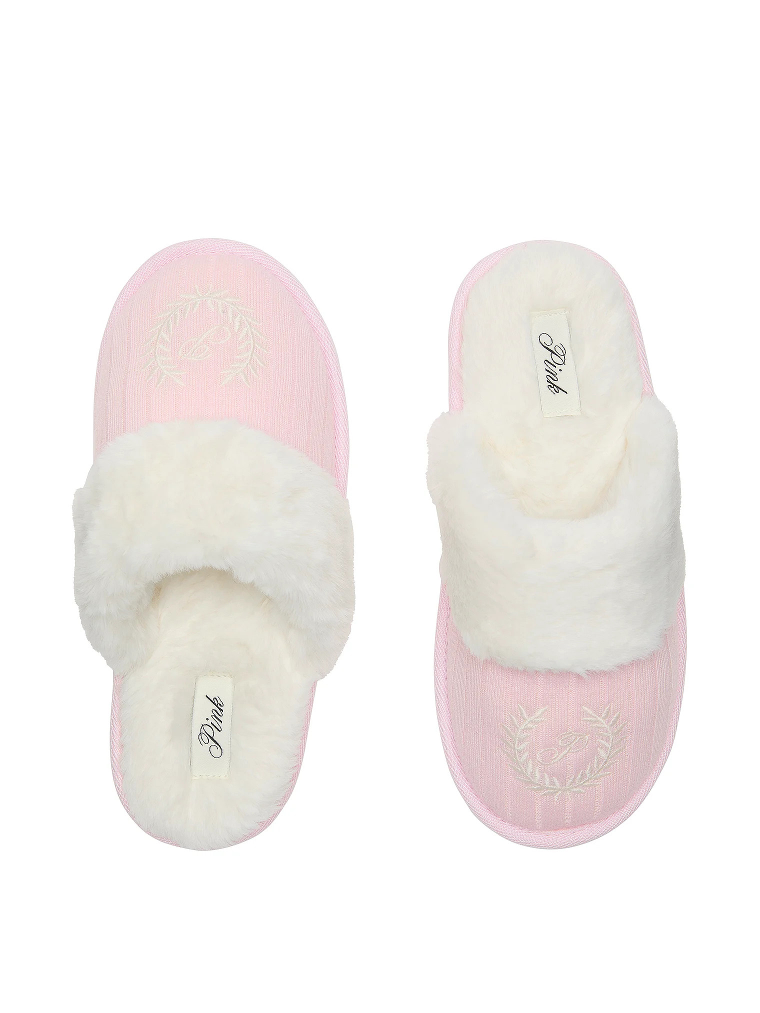 Buy Cable Knit Slippers, Pink Tulip - Order Slippers online - PINK US | Victoria's Secret (US / CA )