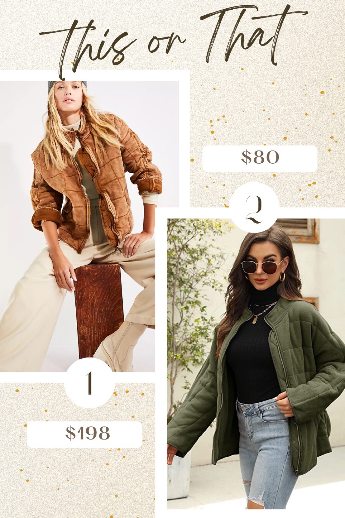 A great look for less!! I will say that the Free People one has a bit more of a worn and weathered look to it which I do prefer and it’s a different material but you can’t beat the price of the Amazon one!!

#LTKstyletip #LTKunder50 #LTKHoliday