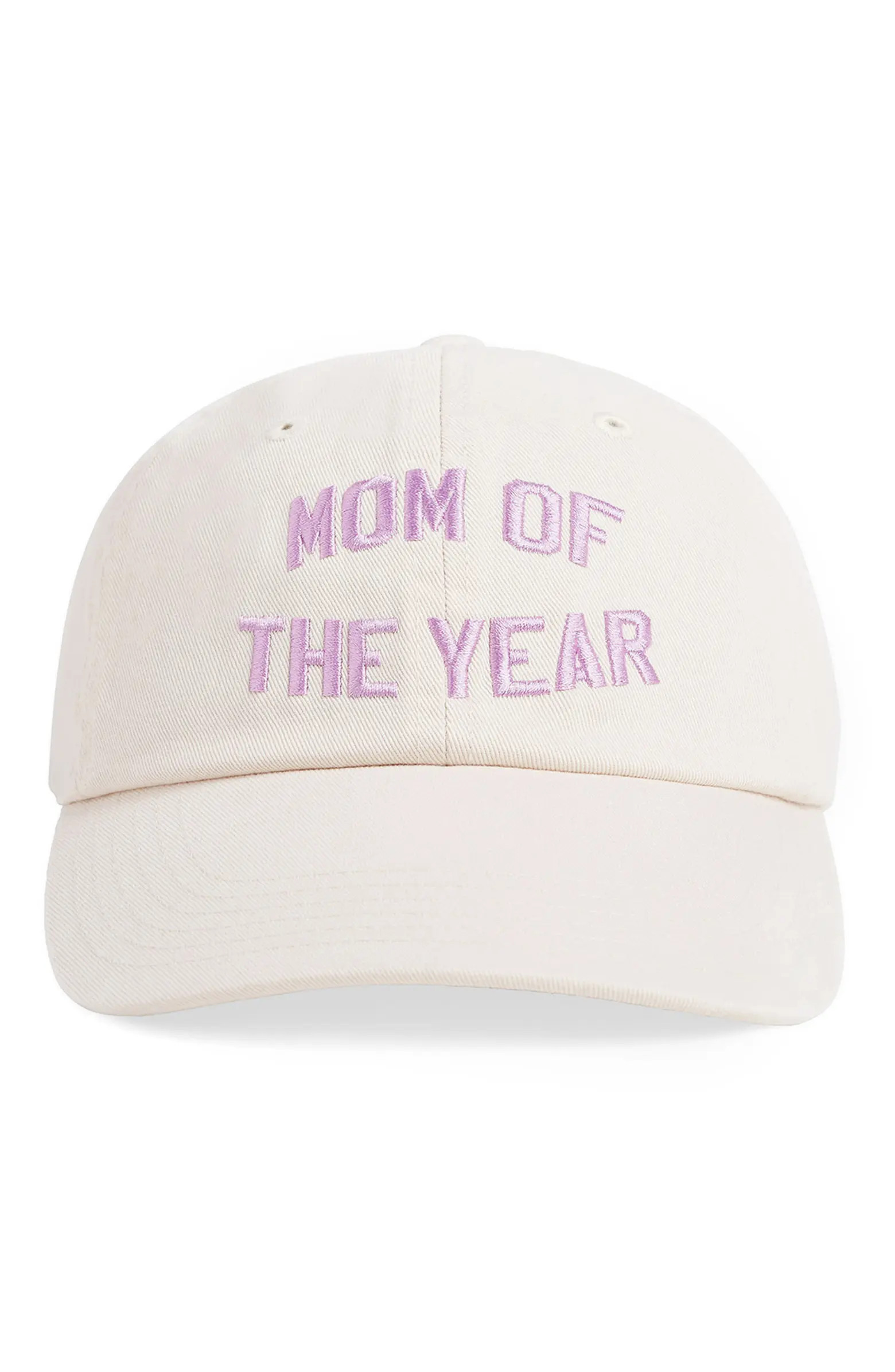 Mom of the Year Cotton Twill Baseball Cap | Nordstrom