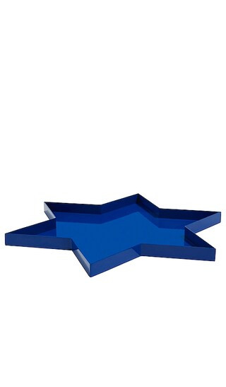 Metal Star of David Tray in Blue | Revolve Clothing (Global)