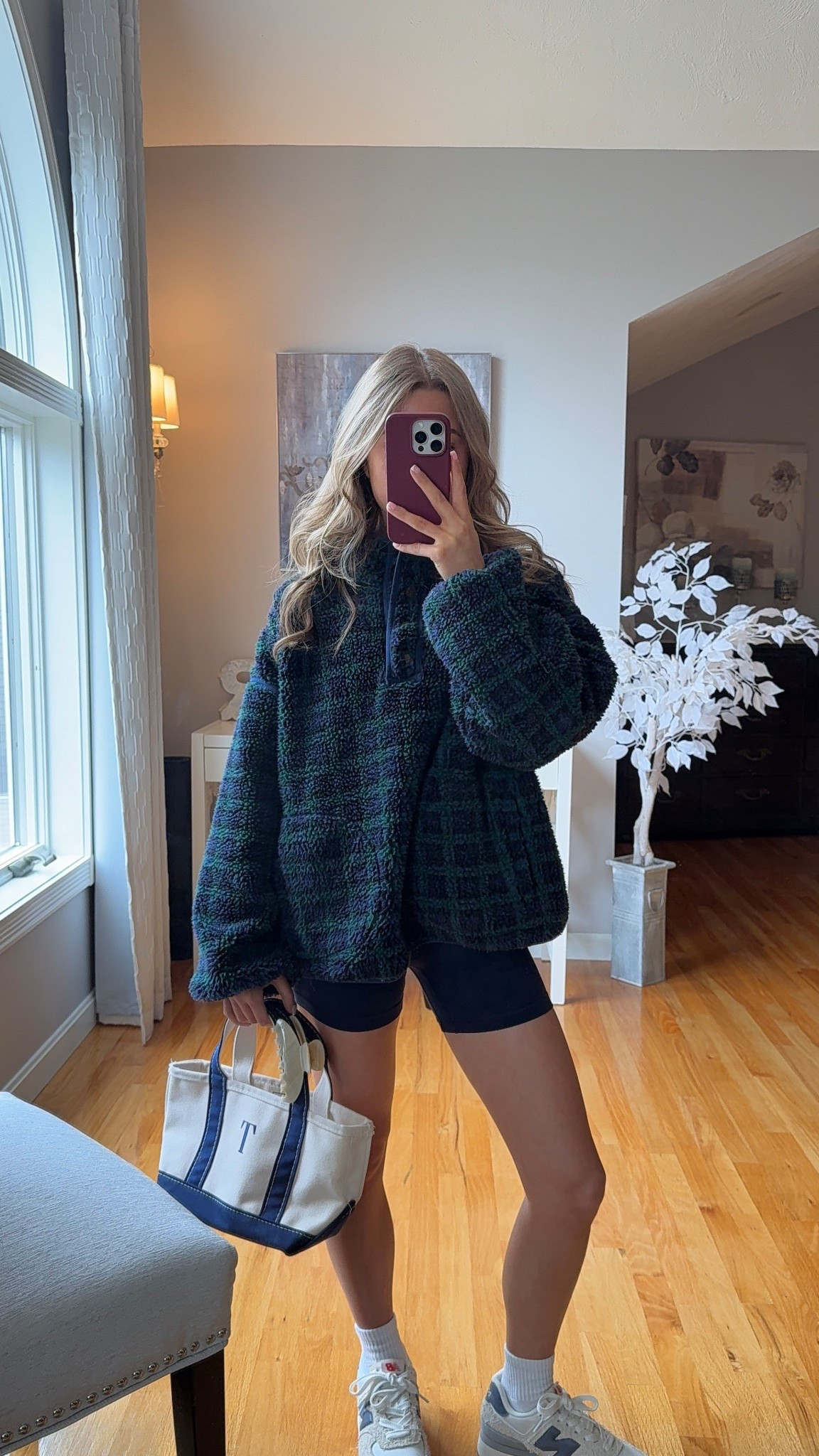 wearjng a small in fleece and xs in biker shorts! 

#LTKU #LTKSeasonal #LTKootd