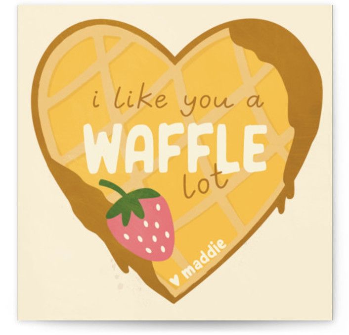 Waffle Classroom Valentine's Day Cards | Minted