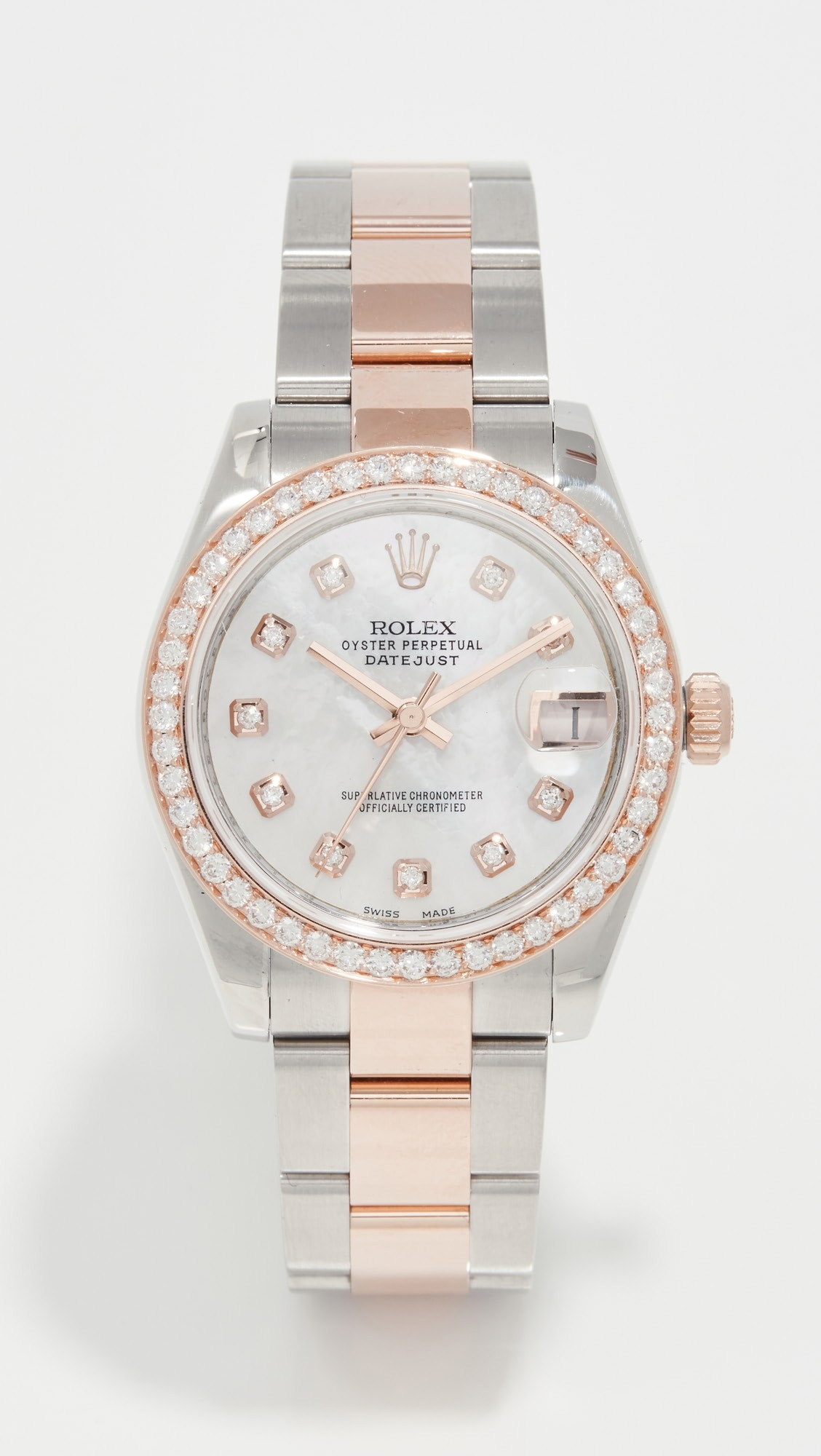 31mm Rose Gold Rolex Datejust Mid Size | Shopbop