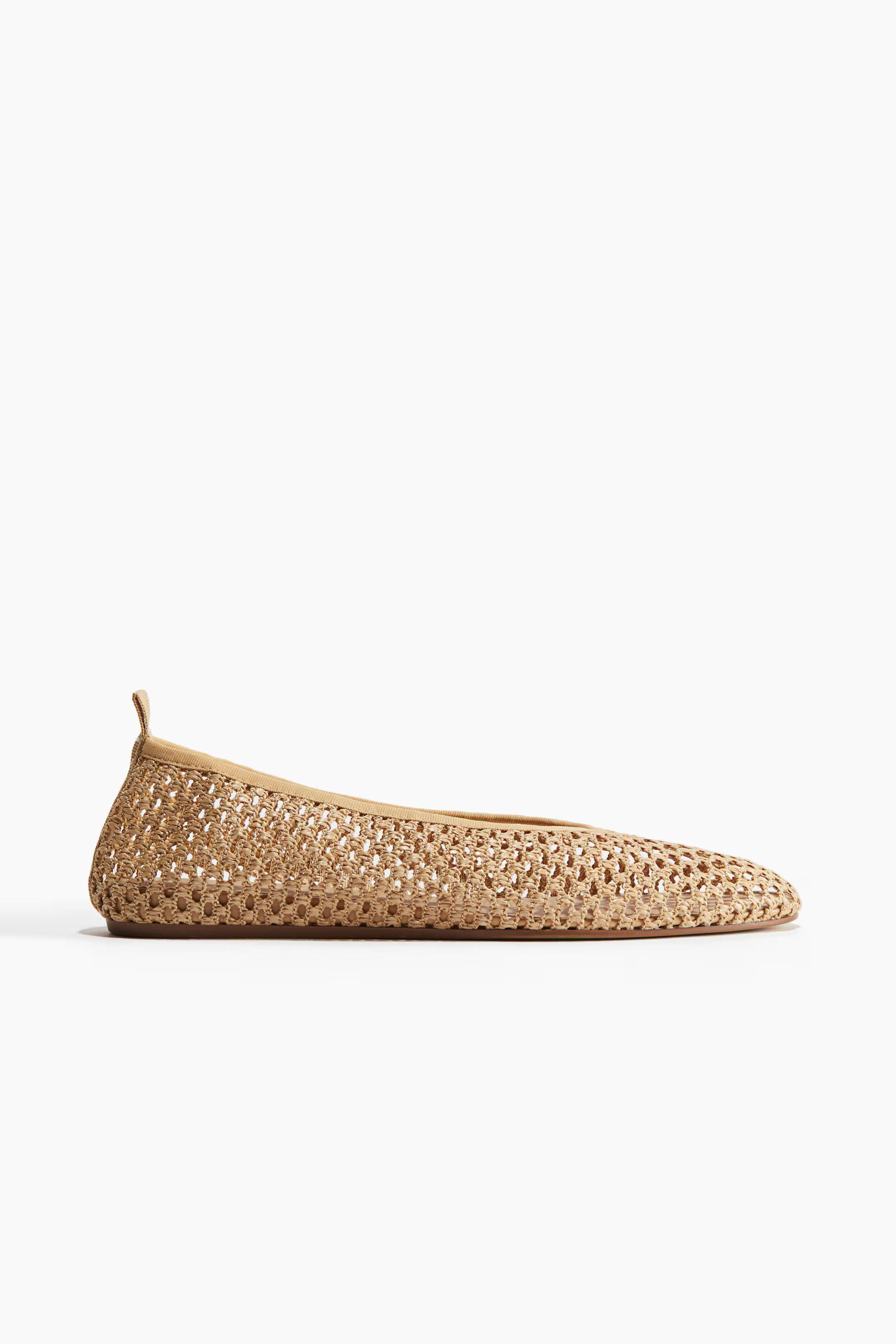 Ballerines tressées - Beige - FEMME | H&M FR | H&M (FR, IT, ES, PT, BE)