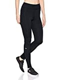 Under Armour Women's ColdGear Authentic Compression Leggings, Black/Metallic Silver - Large | Amazon (US)