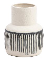 8in Ceramic Tribal Vase | Marshalls