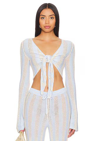 Capittana Paloma Top in Light Blue from Revolve.com | Revolve Clothing (Global)