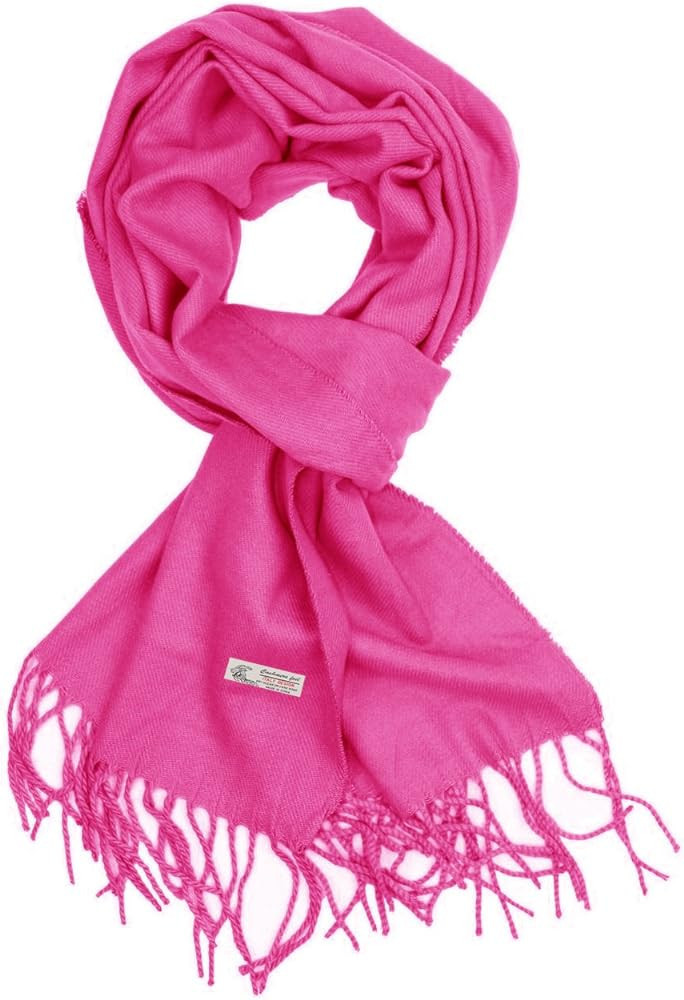Plain Solid Color Cashmere Feel Classic Soft Luxurious Winter Scarf For Men Women | Amazon (US)