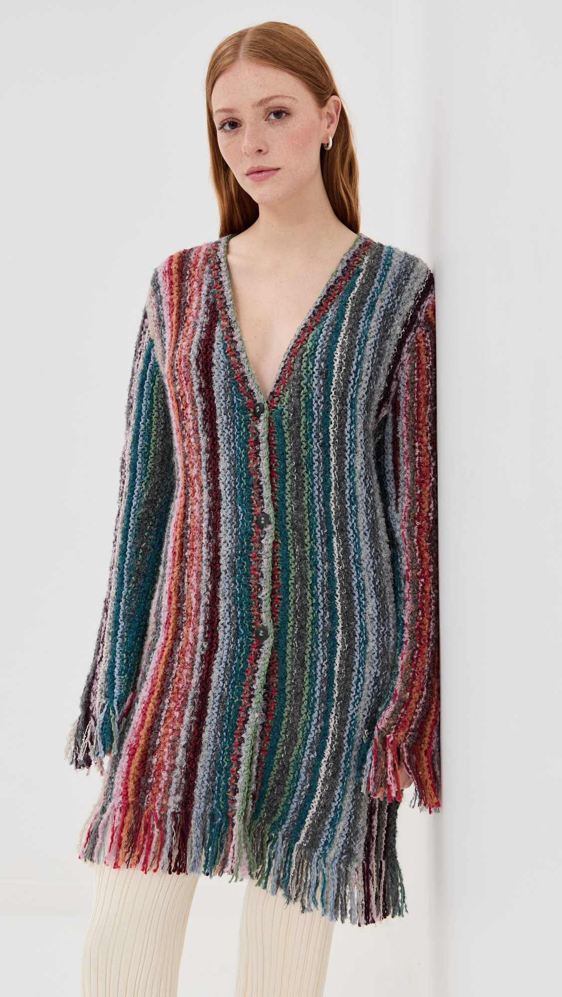 Mixed Fringe Cardigan | Shopbop