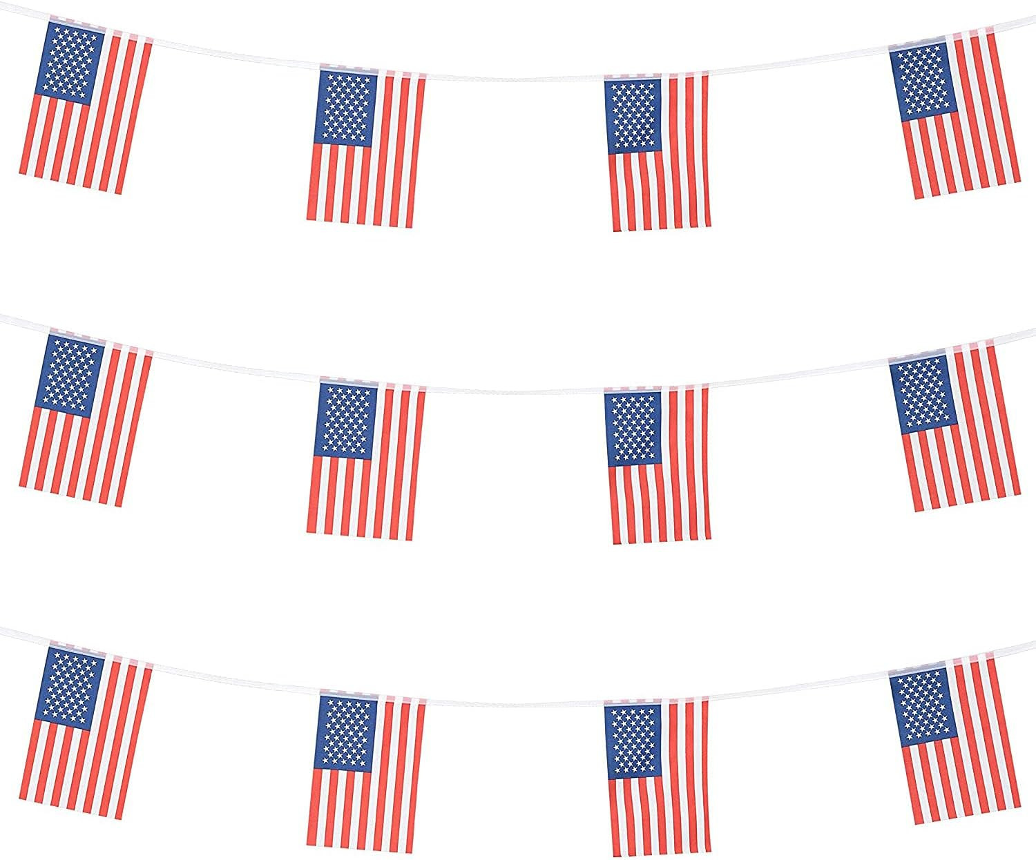 ZXvZYT USA American Flag Banner String,Small Mini US Pennant flags 4th of July Independence Day P... | Amazon (US)