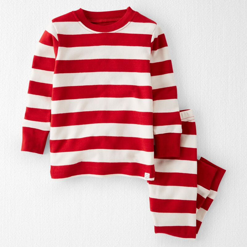 Organic Cotton Holiday Stripe Pajamas Set | Carter's