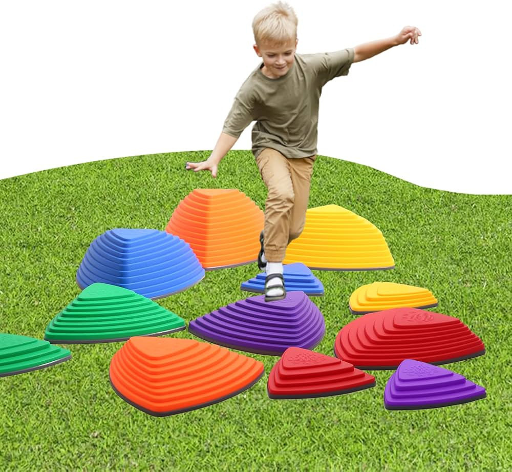 Stepping Stones for Kids Ages 3 and Up - Durable Stepping Stones Encourage Toddler Balance & Gros... | Amazon (US)